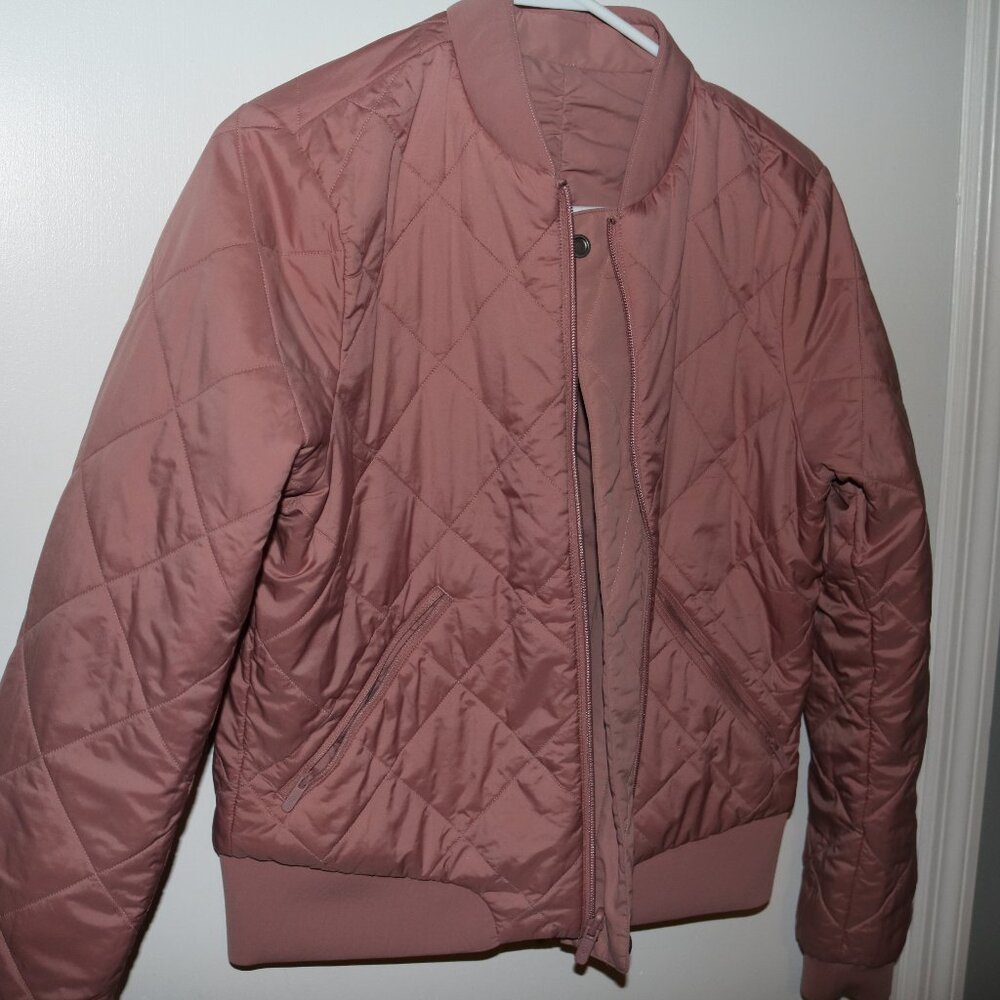 Lululemon Reversible Bomber Jacket 8 Blush